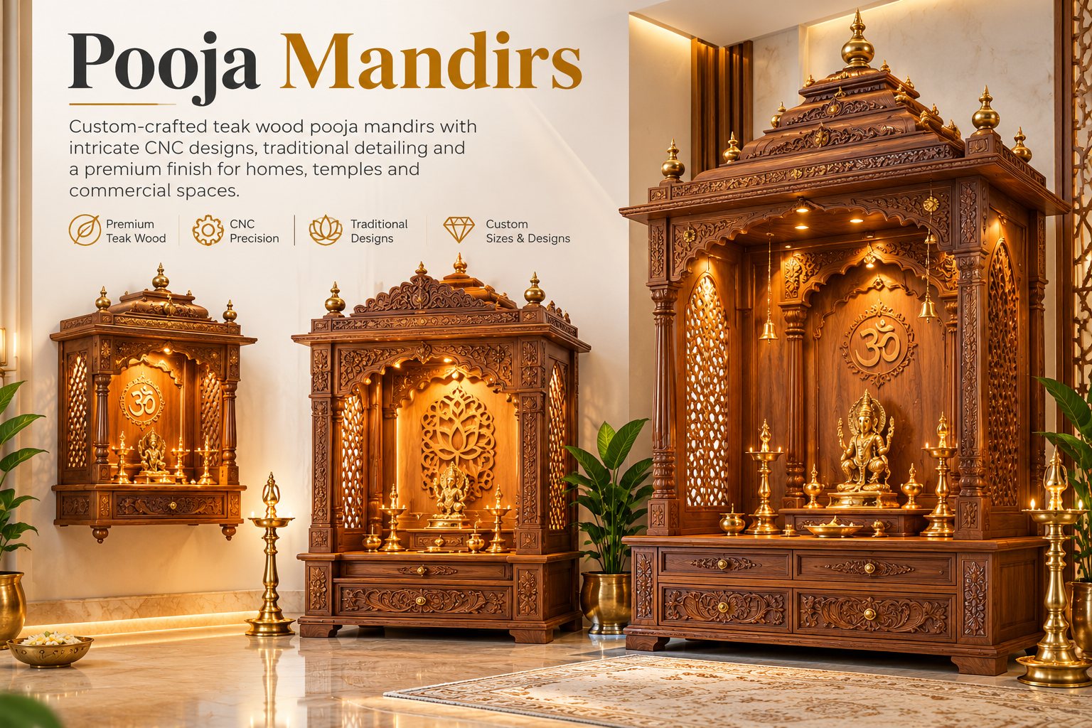 Pooja Mandirs by TSR Industry